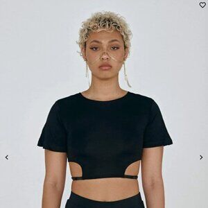 CXIX - Size Small BADDIE Cutout Shirt